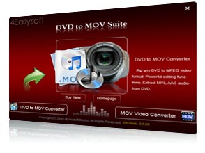 DVD to MOV Suite Screen