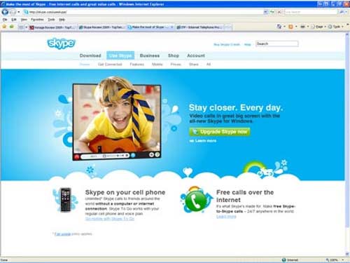 Best chat software—Skype