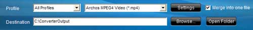 edit videos for Archos