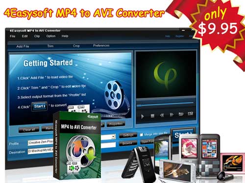 Convert MP4 to AVI