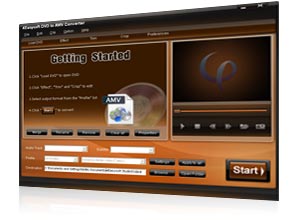 DVD to AMV Converter Screen