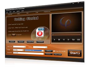 DVD to FLV Converter Screen