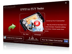 DVD to FLV Suite Screen