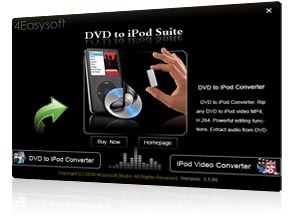 DVD to iPod Suite Screen