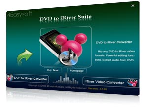 DVD to iRiver Suite Screen