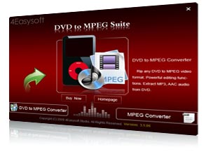 DVD to MPEG Suite Screen