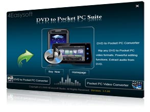 DVD to Pocket PC Suite Screen