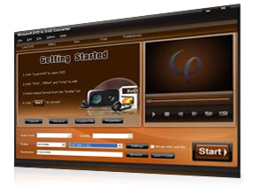 DVD to XviD Converter Screen