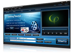Flash to MPEG4 Video Converter Screen