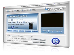 Mac BlackBerry Video Converter Screen
