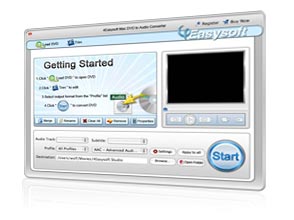 Mac DVD to Audio Converter Screen