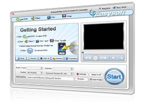 Mac DVD to Pocket PC Converter Screen