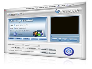 Mac Flash Video to WMA Converter Screen