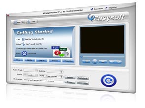 Mac FLV to FLAC Converter Screen