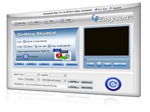 Mac FLV to MPEG Video Converter Screen