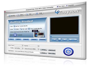 Mac Sony MP4 Video Converter Screen