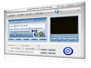 Mac SWF to Video Converter Screen