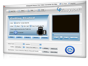 Nexus One Video Converter for Mac Screen