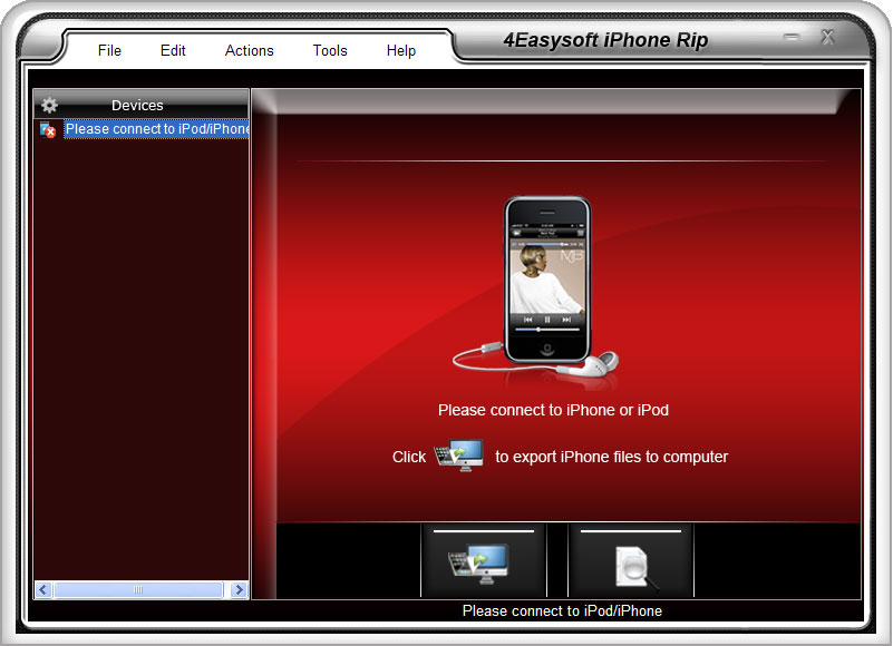 4Easysoft iPhone Rip 4.0.36 screenshot