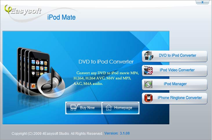 4Easysoft iPod Mate 4.2.18 screenshot